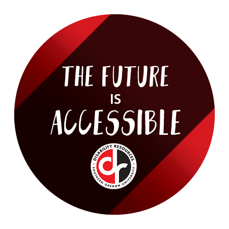 The Future is Accessible Button