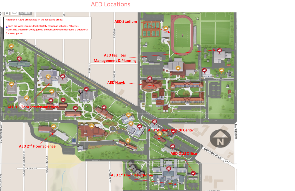 Oregon University Campus Map