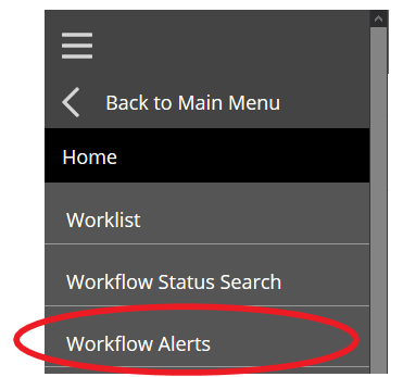 workflow alerts