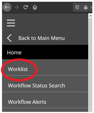 workflow worklist